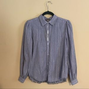 Lilla P striped button up top